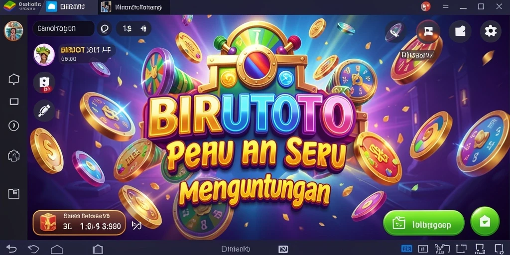 Tangkapan layar utama BIRUTOTO menampilkan antarmuka permainan slot yang menarik.