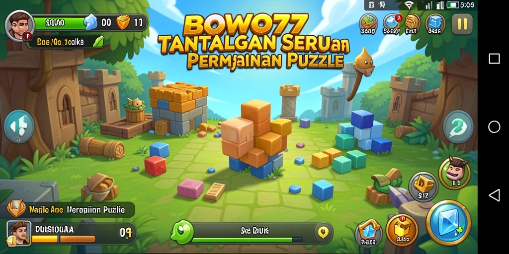 Tampilan menarik dari permainan Puzzle BOWO77 dalam aksi.