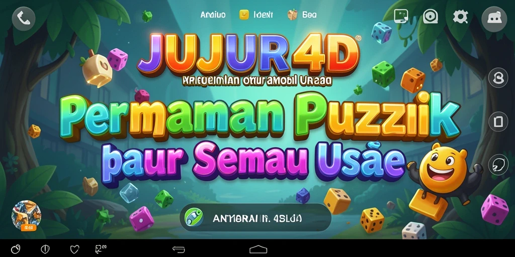 Tampilan gameplay JUJUR4D yang menantang dan seru.