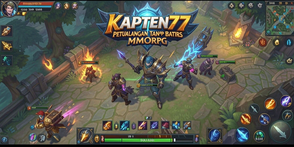 Tampilan gameplay KAPTEN77 yang menakjubkan dan penuh aksi.