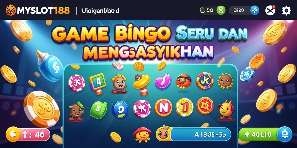 Screenshot MYSLOT188 menampilkan suasana gameplay Bingo yang menarik.
