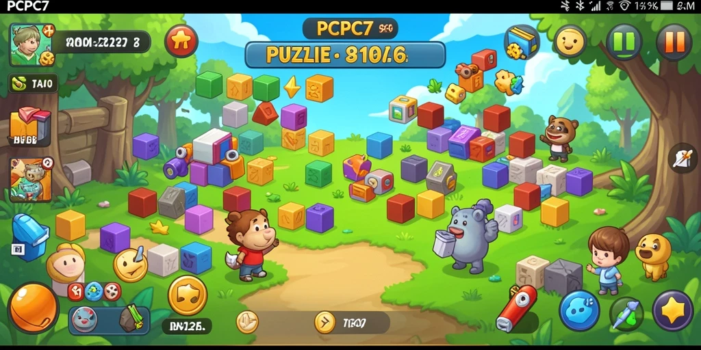Tampilan gameplay PCPC7 yang menarik dan penuh tantangan.