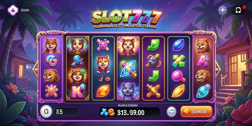Tangkapan layar menunjukkan pengalaman bermain slot yang seru.