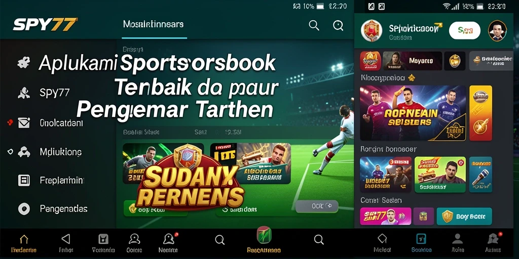 Screenshot utama SPY77 menampilkan gameplay Sportsbook yang mendebarkan.