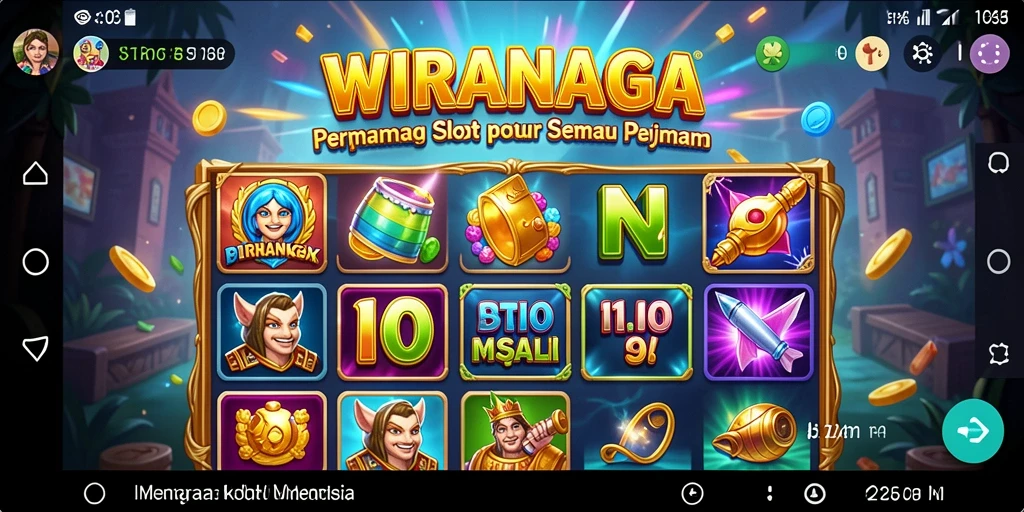 Tampilan gameplay slot WIRANAGA yang seru dan menarik.